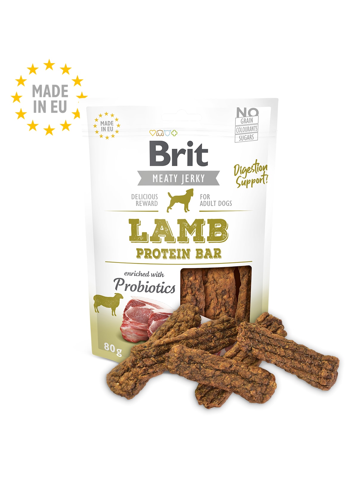 Brit Lamb Protein Bar / Barra de Proteina de Cordero 80 GR