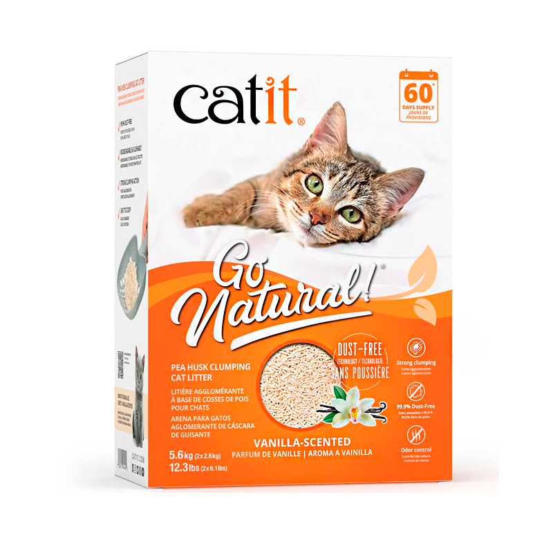 Catit Go Natural Arena Biodegradable Vainilla 5.6KG