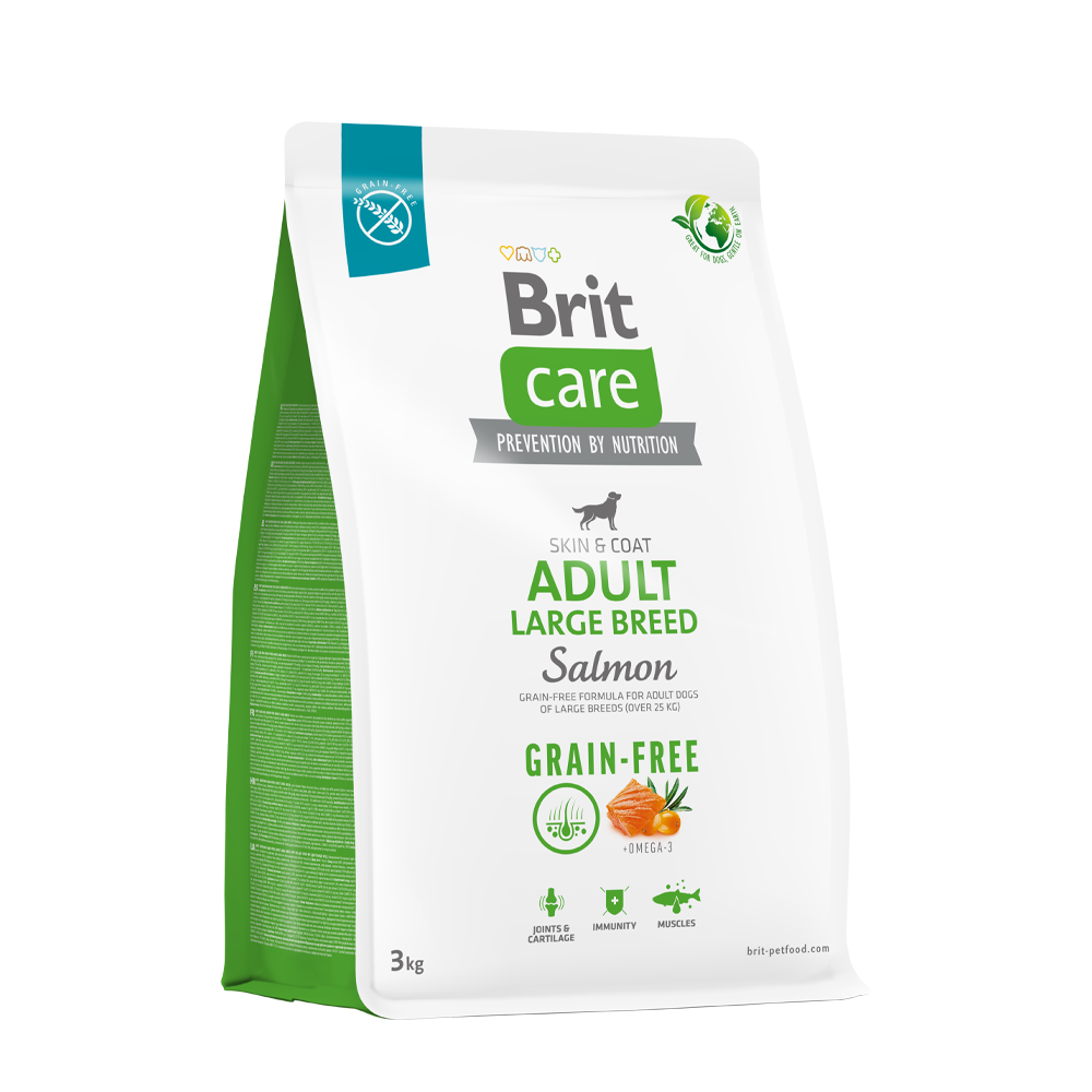 Brit Care Adulto Raza Grande Salmon 3 KG