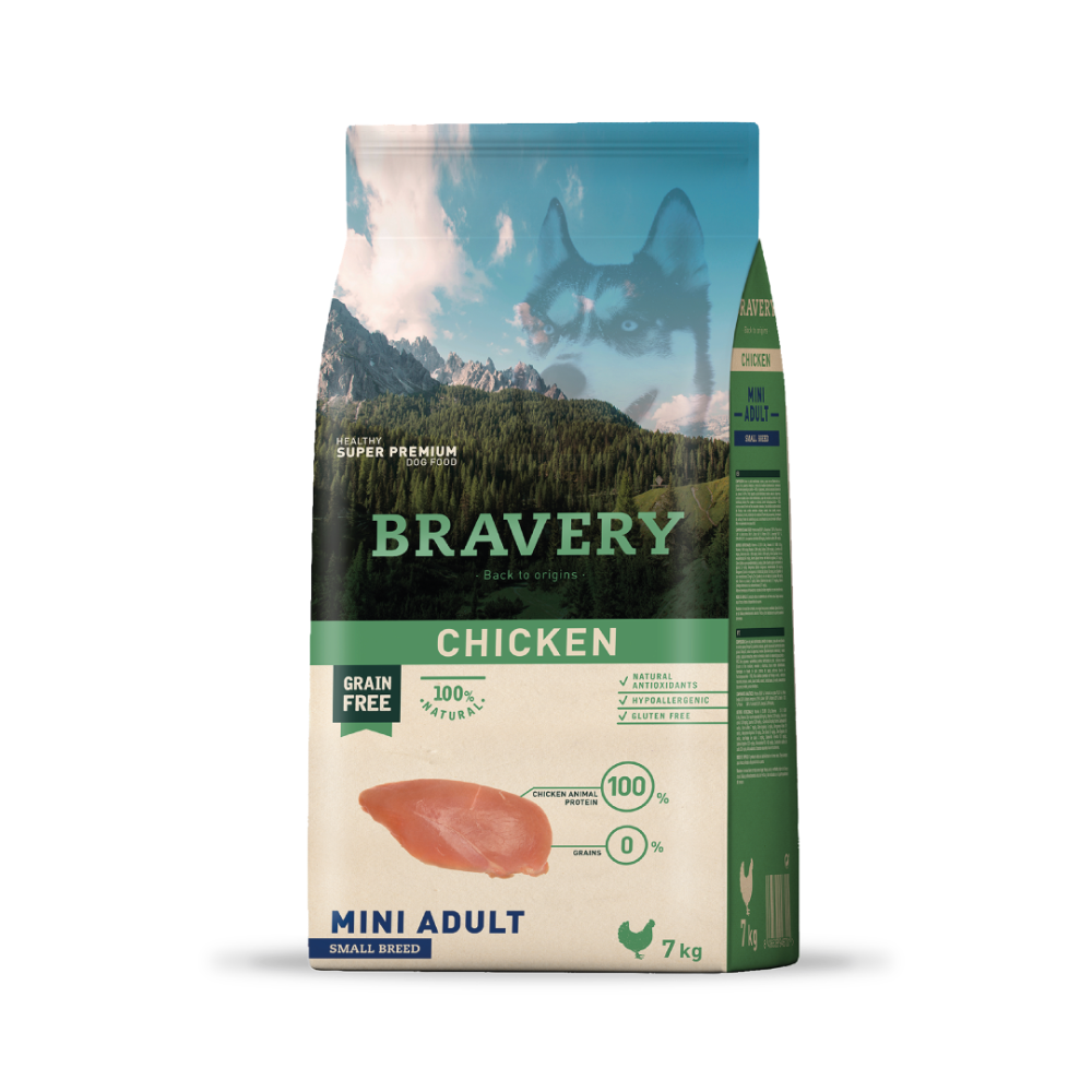Bravery Chicken Mini Adult Small Breed 7 KG