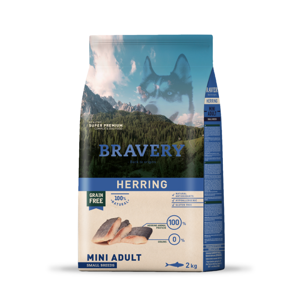 Bravery Herring Mini Adult Small Breed 2 KG