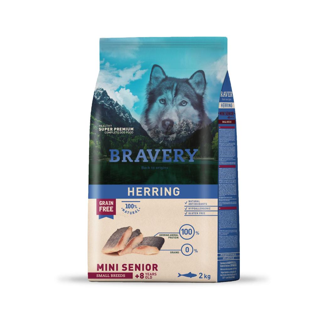 Bravery Herring Senior Small Breed 2 KG