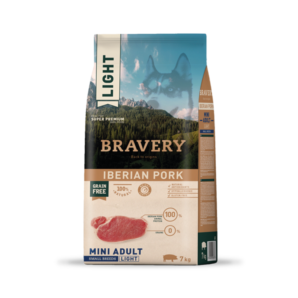 Bravery Light Iberian Pork Adult Small Breed 7 KG