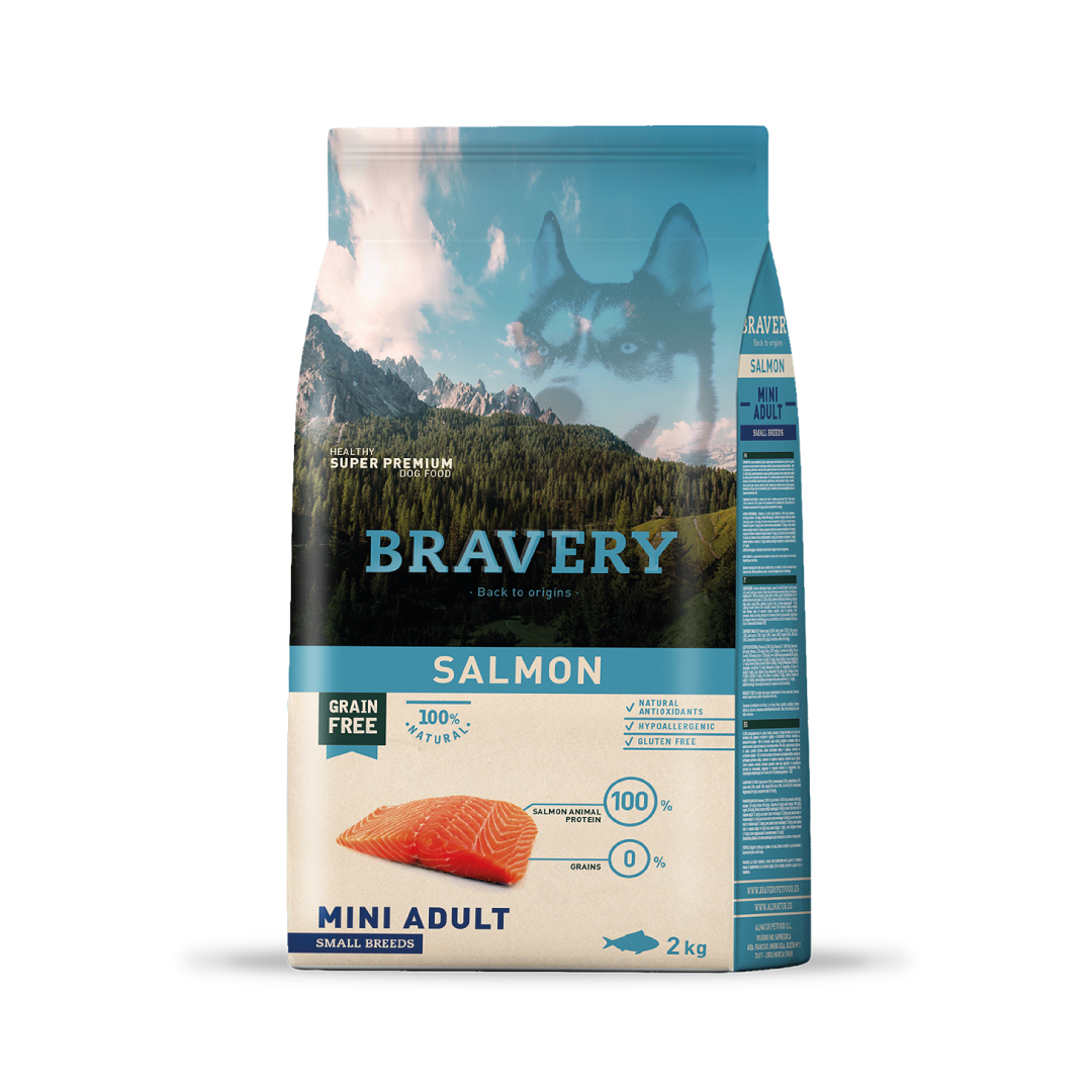 Bravery Salmon Mini Adult Small Breed 2 KG