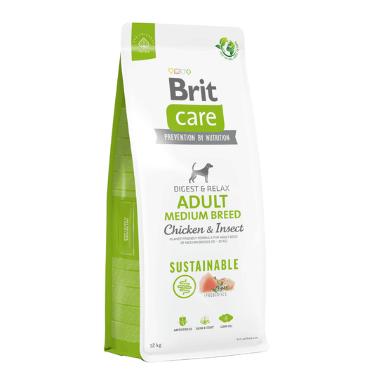 Brit Care Adulto Raza Mediana Chicken Insect 12 KG