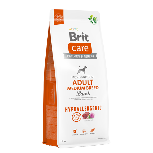 Brit Care Adulto Raza Mediana Cordero 12 KG