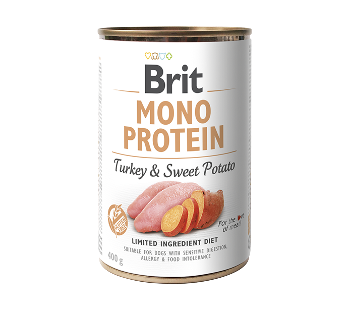 Brit Mono Protein Turkey & Sweet Potato 400 GR