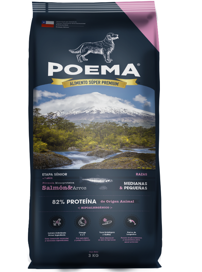 Poema Senior Salmon 3 Kg