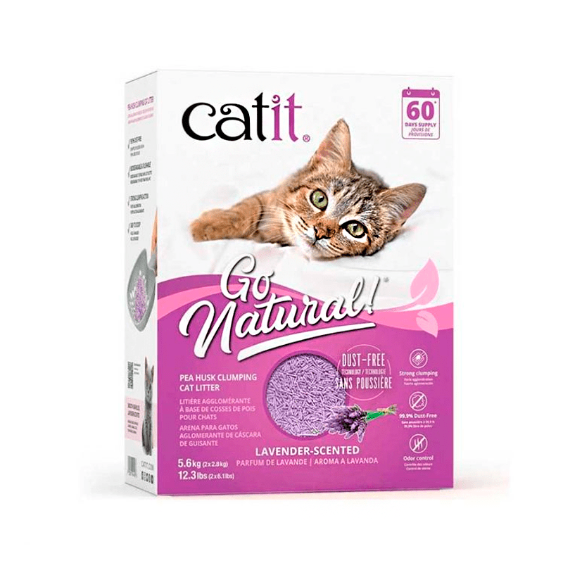 Catit Go Natural Arena Aglomerante Lavanda 5.6 KG