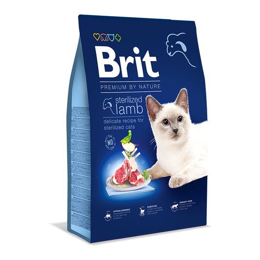 Brit Premium Sterilized Lamb 8 KG