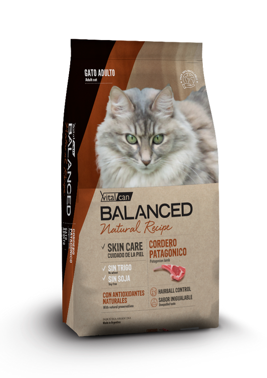 Balanced Natural Recipe Cordero Gato 3 KG