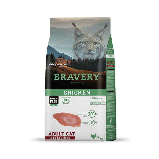 Bravery Chicken Adult Cat Sterilized 7 KG