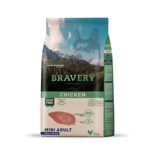 Bravery Chicken Mini Adult Small Breed 2 KG