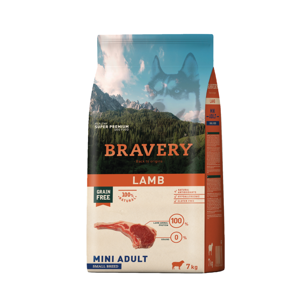 Bravery Lamb Mini Adult Small Breed 7 KG