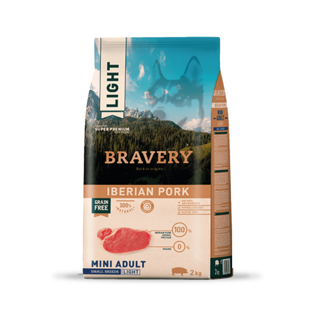 Bravery Light Iberian Pork Adult Small Breed 2 KG