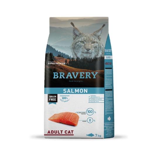 BRAVERY SALMON ADULT CAT 2 KG