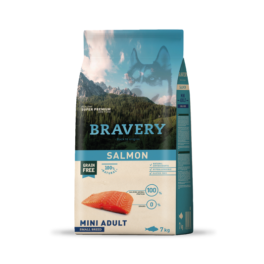 Bravery Salmon Mini Adult Small Breed 7 KG