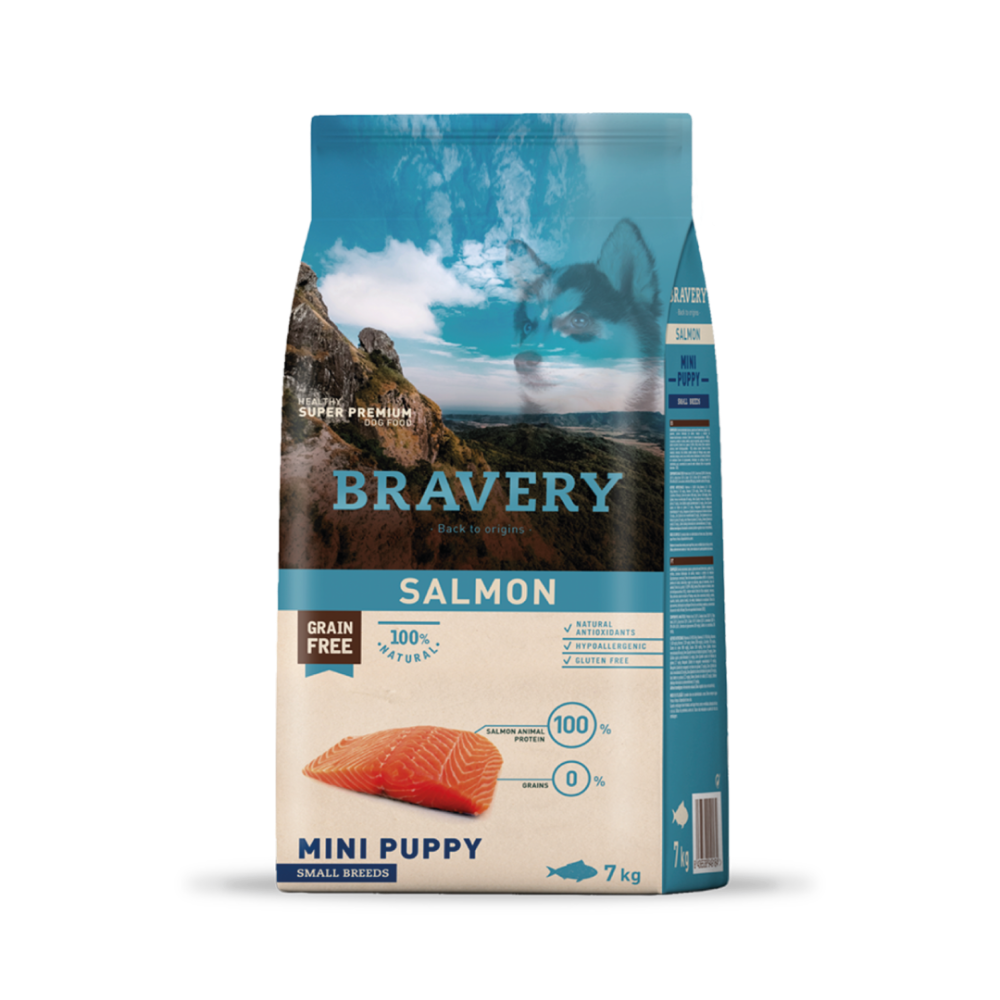 Bravery Salmon Mini Puppy Small Breed 7 KG