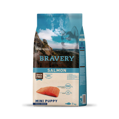 Bravery Salmon Mini Puppy Small Breed 7 KG