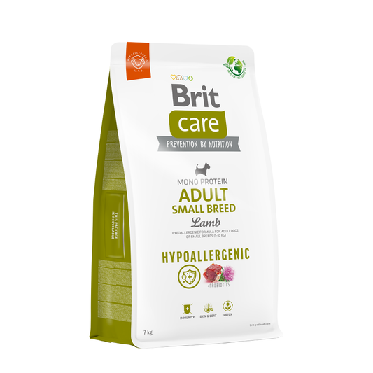 Brit Care Hipoalergenico Adulto Raza Pequeña Cordero (L&R) 7.5 KG