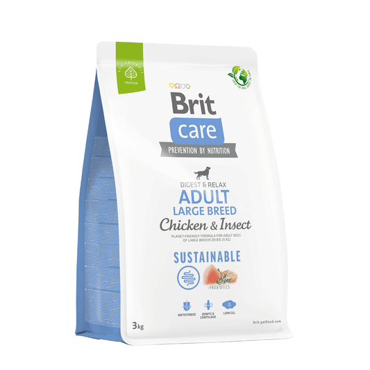 Brit Care Adulto Raza Grande Chicken Insect 3 KG