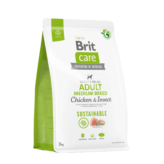Brit Care Adulto Raza Mediana Chicken Insect 3 KG