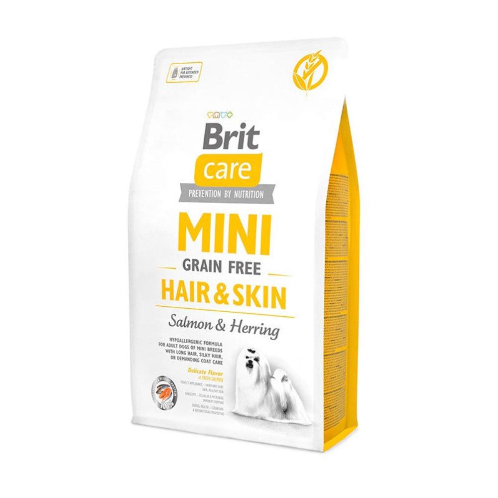 Brit Care Mini Grain Free Hair & Skin / Piel y Pelaje 7 KG