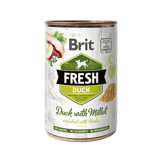 BRIT FRESH DUCK WITH MILLET (PATO CON MIJO) 400 GR