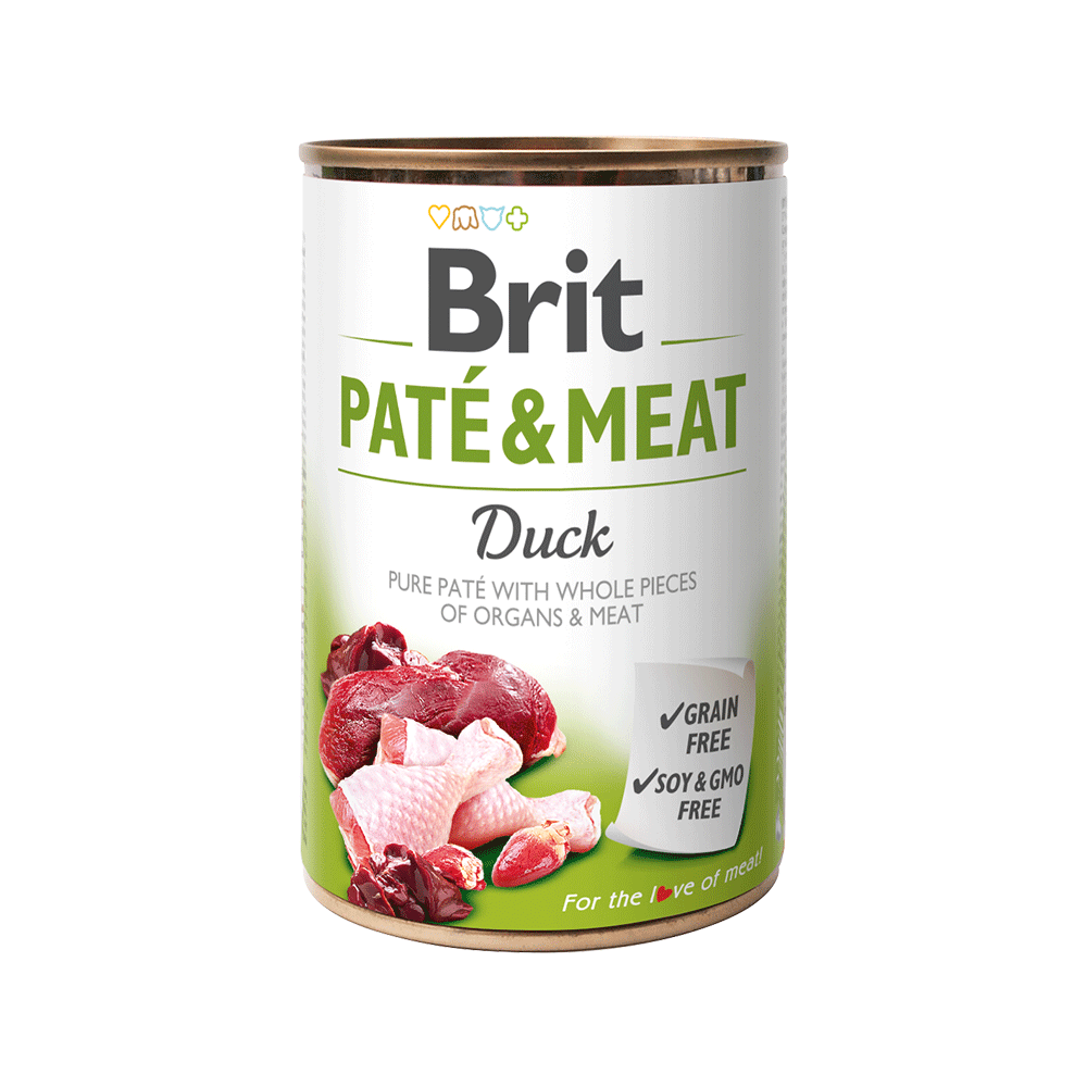 BRIT PATE & MEAT DUCK (PATE DE CARNE Y PATO) 400 GR