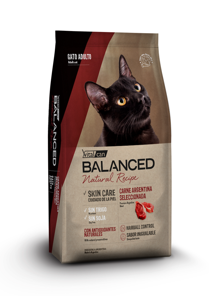 Balanced Natural Recipe Carne Argentina Gato 7.5 KG