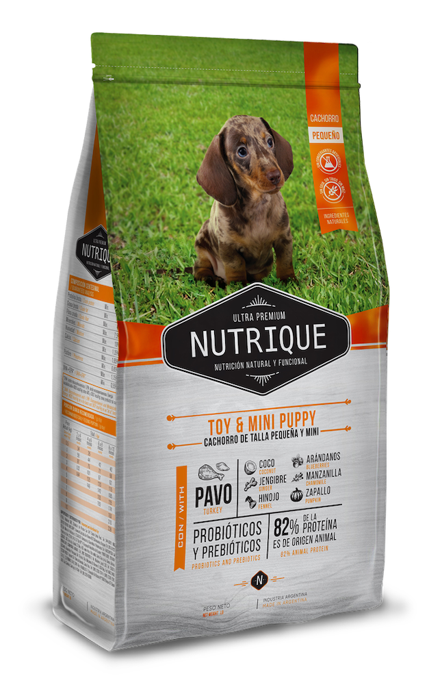 Nutrique Toy and Mini Puppy / Cachorro Raza Pequeña 3 KG