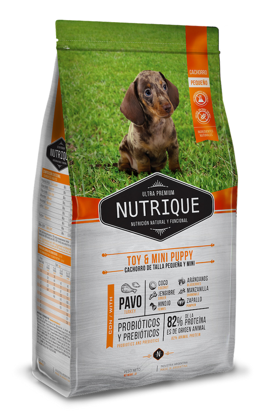 Nutrique Toy and Mini Puppy / Cachorro Raza Pequeña 3 KG