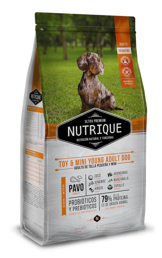 Nutrique Toy & Mini Young / Adultos Raza Pequeña 3 KG