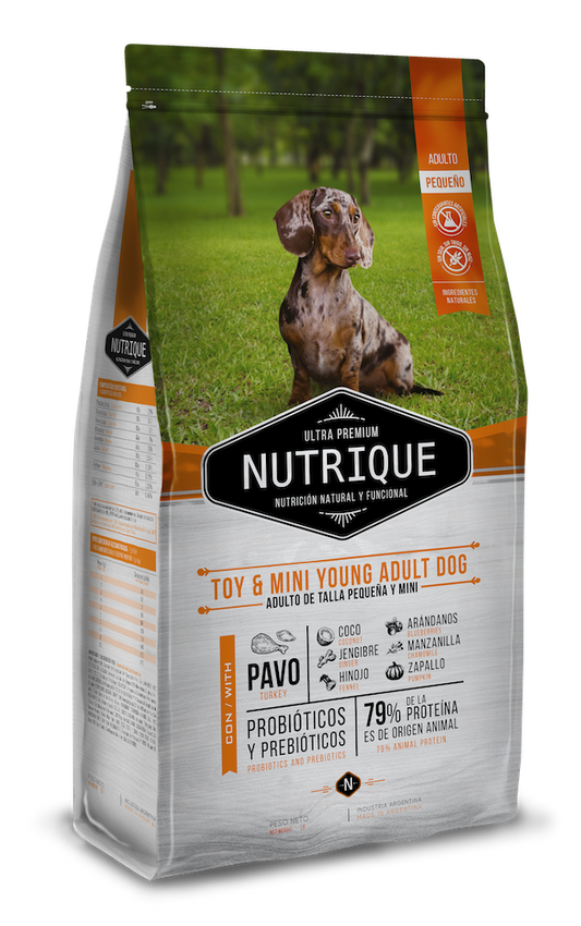 Nutrique Toy & Mini Young / Adultos Raza Pequeña  7.5 KG