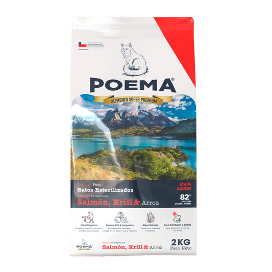 Poema Gato Adulto Control Peso 2 Kg