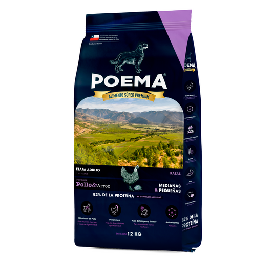 Poema Adulto Pollo 12 Kg