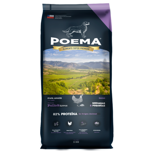 Poema Adulto Pollo 3 Kg