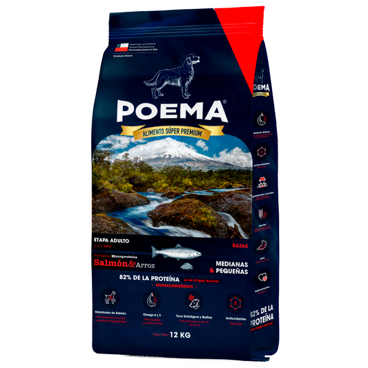 Poema Adulto Salmon 12 Kg