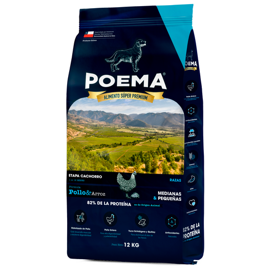 Poema Cachorro Pollo 12 Kg