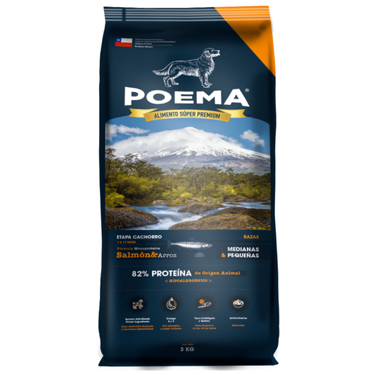Poema Cachorro Salmon 3 Kg