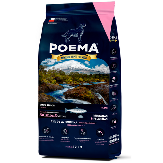 Poema Senior Salmon 12 Kg