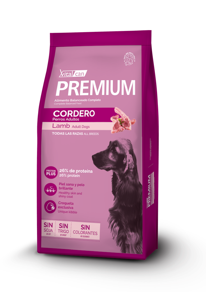 Vitalcan Premium Perro Adulto Cordero 20 KG