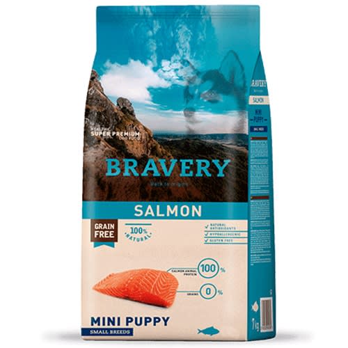 BRAVERY SALMON MINI PUPPY SMALL BREED 7 KG