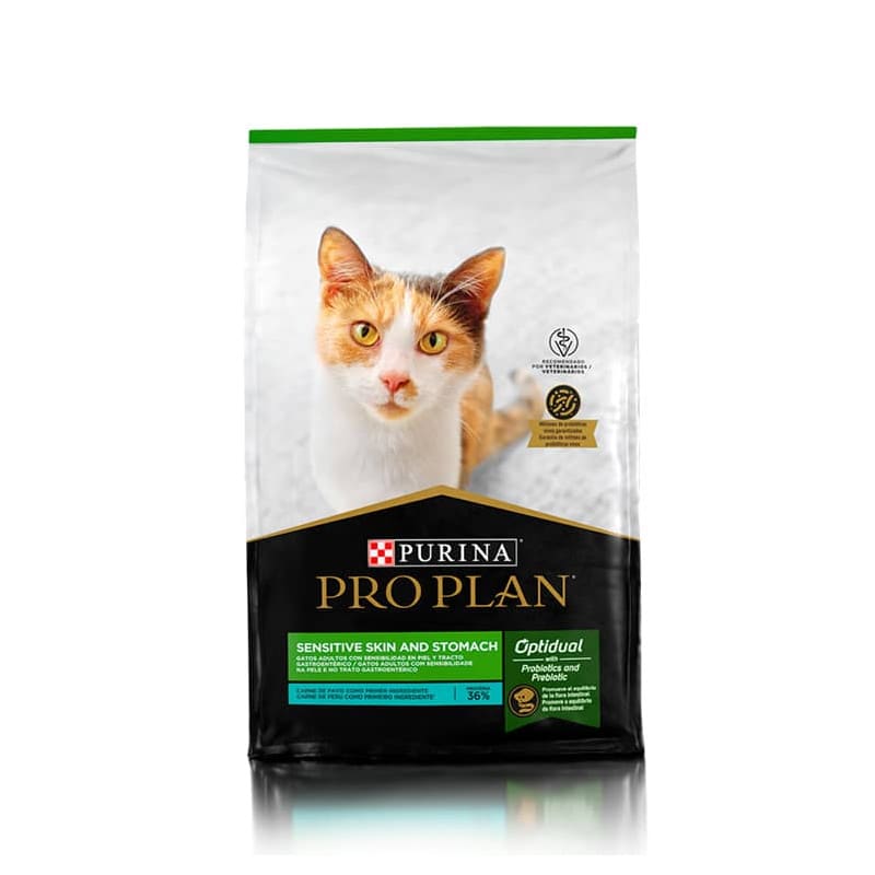 Pro Plan Piel Sensible y Estómago Gato 3 KG